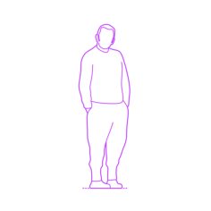 Pop Culture Fashion Designers Jean Paul Gaultier Svg Line Art, Free Vectors File